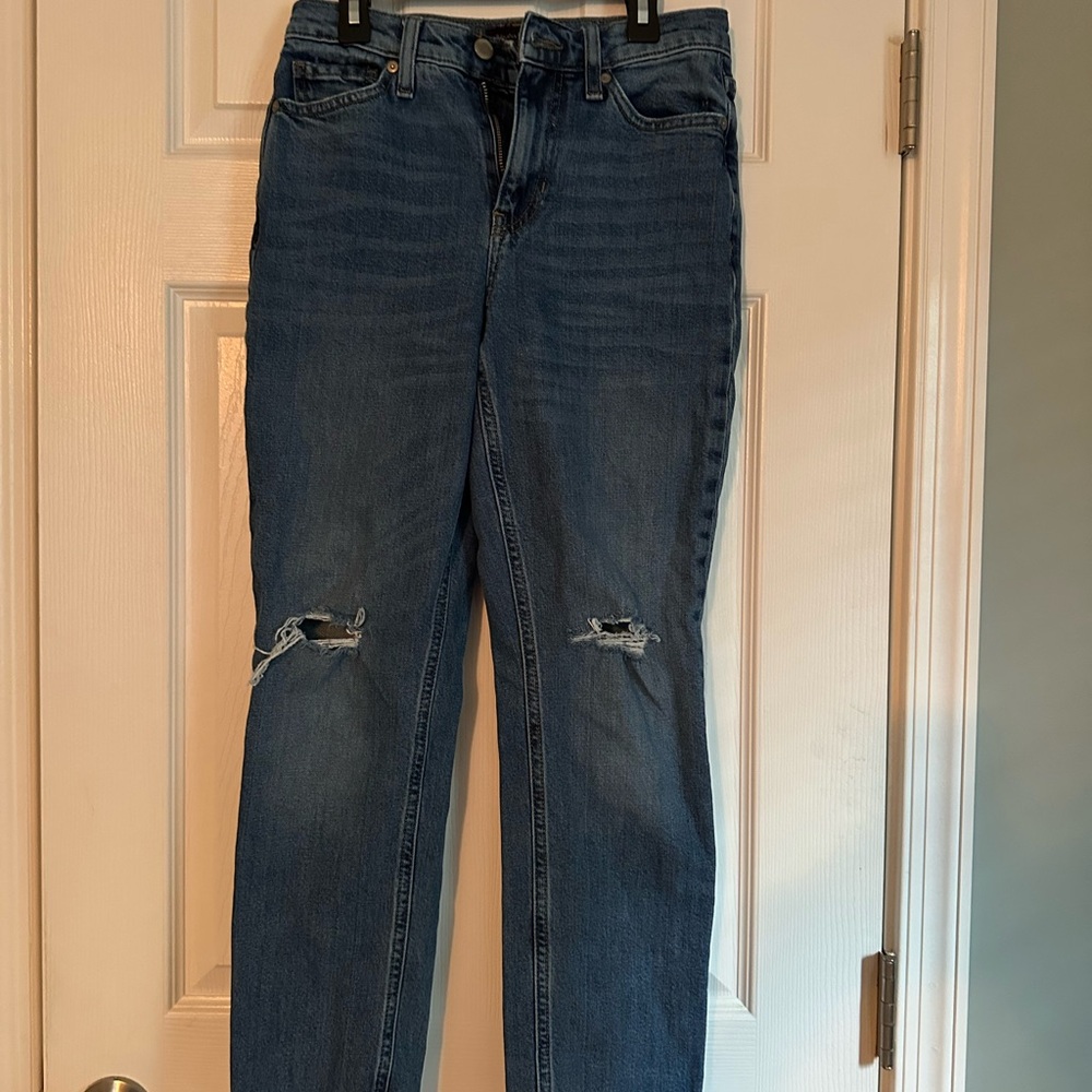 Banana Republic Dark Blue Straight Leg Jeans